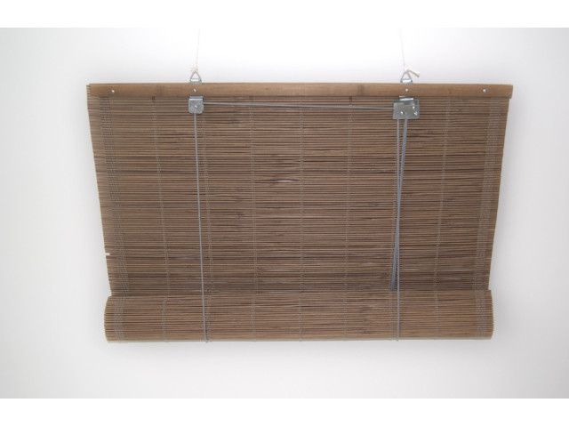 Bambus Rullegardin Grå 130x160